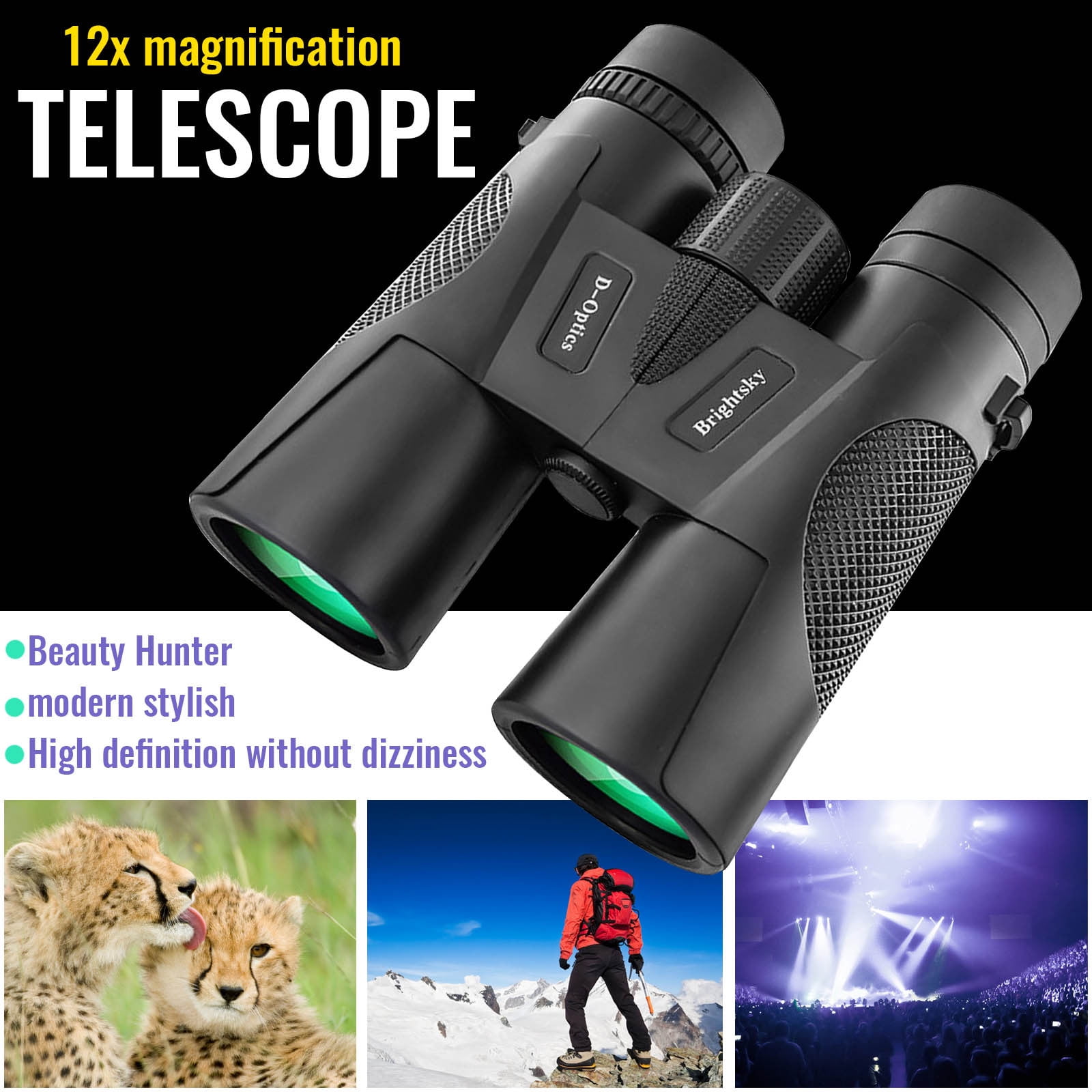 Spring Must Haves on Clearance,12 Times Binoculars Hd 12X42 Telescope