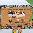 thumbnail image 1 of Spring NIU Entrance Welcome Mat Kitchen Rug with Rubber Backing for Front Door, 1 of 3