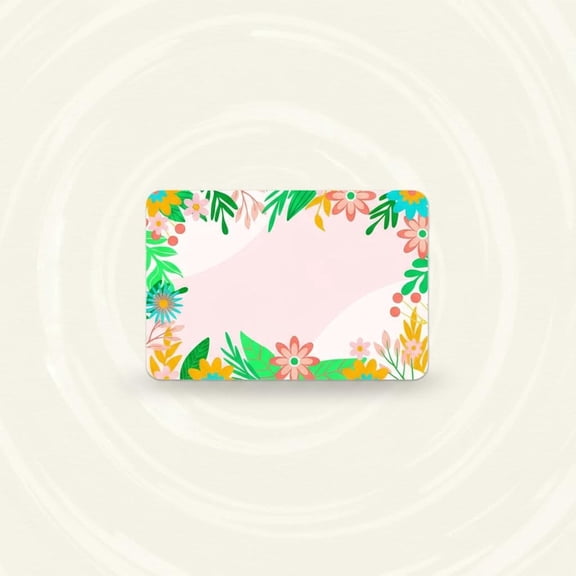 Spring Name Stickers Gift Labels Tags, Floral Name Label Sticker for Easter Gifts Packaging Cards Party Supplies Decor