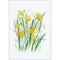 thumbnail image 1 of Spring Narcissus Counted Cross Stitch Kit, 1 of 1
