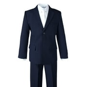 Spring Notion Big Boys 2 Pcs Suit Set Jacket, Flat Front Pants Males