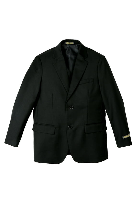 Big Boys' Two Button Blazer, Black