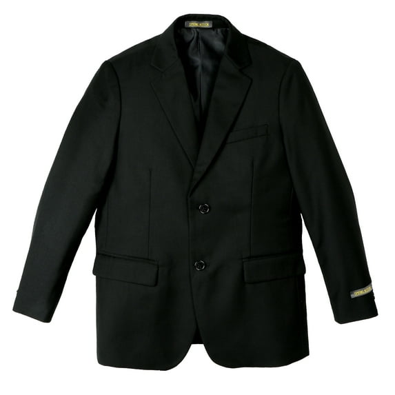Spring Notion Big Boys' Two Button Blazer, Black