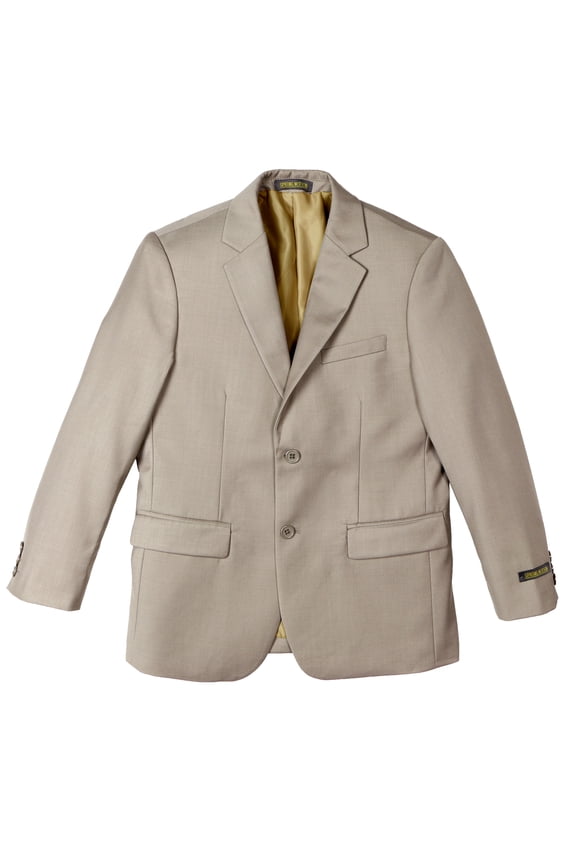 Big Boys' Two Button Blazer, Tan-B