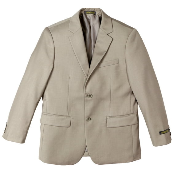 Spring Notion Big Boys' Two Button Blazer, Tan