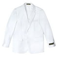 thumbnail image 1 of Spring Notion Big Boys' Two Button Blazer, White, 1 of 3