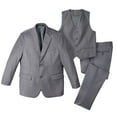 thumbnail image 1 of Spring Notion Big Boys' Two-Button Suit Set 5 3-Piece Grey, 1 of 7