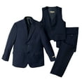thumbnail image 1 of Spring Notion Big Boys' Two-Button Suit Set 5 3-Piece Navy, 1 of 7