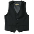 thumbnail image 1 of Spring Notion Big Boys' Two Button Suit Vest, Black, 1 of 3