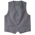 thumbnail image 1 of Spring Notion Big Boys' Two Button Suit Vest, Grey, 1 of 3