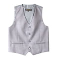 thumbnail image 1 of Spring Notion Big Boys' Two Button Suit Vest, Light Grey, 1 of 3