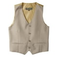 thumbnail image 1 of Spring Notion Big Boys' Two Button Suit Vest, Tan-B, 1 of 3