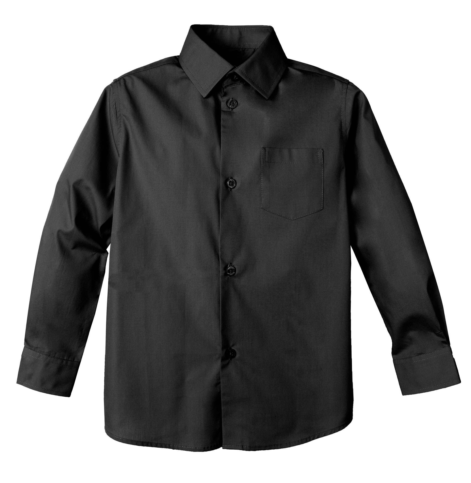 Spring Notion Boy's Cotton Blend Long Sleeve Dress Shirt - image 1 of 2