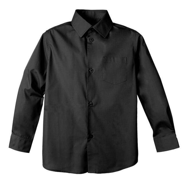 Spring Notion Boy's Cotton Blend Long Sleeve Dress Shirt