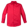 thumbnail image 1 of Spring Notion Boy's Cotton Blend Long Sleeve Dress Shirt, 1 of 5
