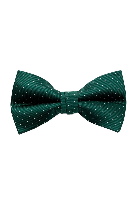 Boy's Dotted Woven Bow Tie