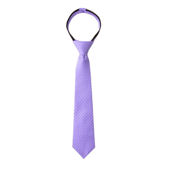 Spring Notion Boy's Dotted Woven Zipper Tie