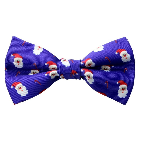 Spring Notion Boy's Printed Microfiber Christmas Theme Bow Tie