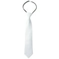 thumbnail image 1 of Spring Notion Boy's Solid Color Satin Zipper Tie, 1 of 4
