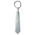 thumbnail image 1 of Spring Notion Boy's Solid Color Satin Zipper Tie, 1 of 5