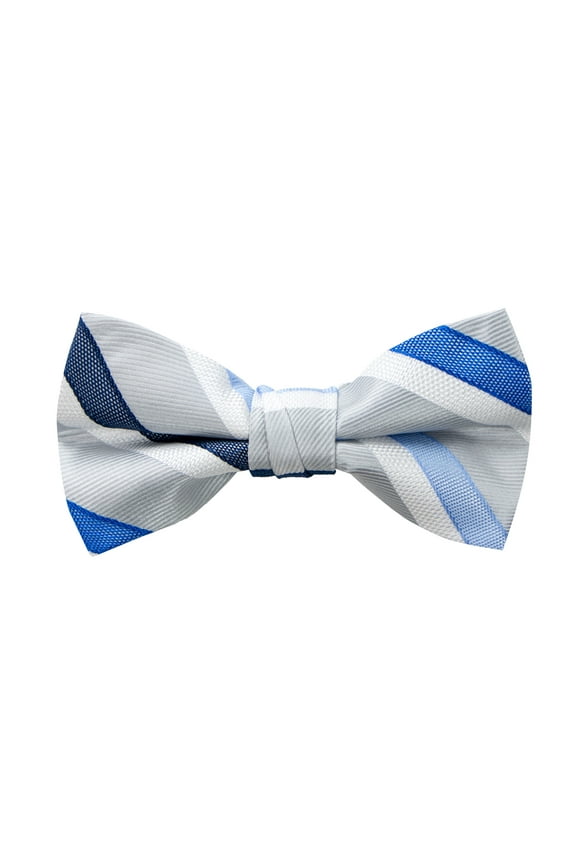 Boy's Striped Woven Bow Tie