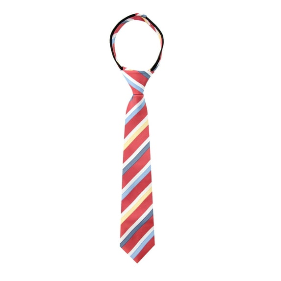 Spring Notion Boy's Striped Woven Zipper Tie