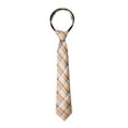 thumbnail image 1 of Spring Notion Boy's Tartan Plaid Woven Zipper Tie, 1 of 5