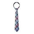thumbnail image 1 of Spring Notion Boy's Tartan Plaid Woven Zipper Tie, 1 of 5