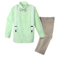 thumbnail image 1 of Spring Notion Boys' 4-Piece Floral Suspender Outfit, 1 of 5
