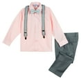 thumbnail image 1 of Spring Notion Boys' 4-Piece Patterned Dress up Pants Set, 1 of 4