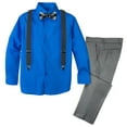 thumbnail image 1 of Spring Notion Boys' 4-Piece Patterned Dress up Pants Set, 1 of 4