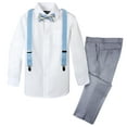 thumbnail image 1 of Spring Notion Boys' 4-Piece Patterned Dress up Pants Set, 1 of 4