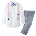 thumbnail image 1 of Spring Notion Boys' 4-Piece Patterned Dress up Pants Set, 1 of 4