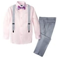 thumbnail image 1 of Spring Notion Boys' 4-Piece Patterned Dress up Pants Set, 1 of 4