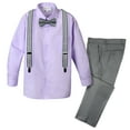 thumbnail image 1 of Spring Notion Boys' 4-Piece Patterned Dress up Pants Set, 1 of 4