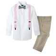 thumbnail image 1 of Spring Notion Boys' 4-Piece Plaid Suspender Outfit, 1 of 5