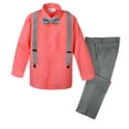 thumbnail image 1 of Spring Notion Boys' 4-Piece Plaid Suspender Outfit, 1 of 5