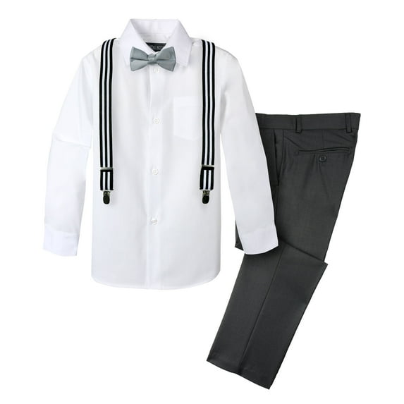 Spring Notion Boys' 4-Piece Suspender Outfit