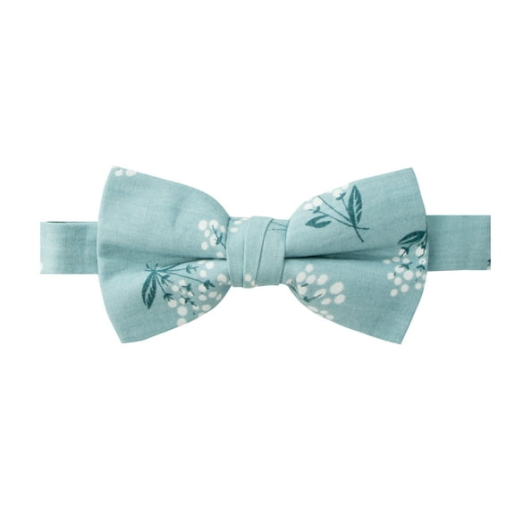 Spring Notion Boys' Cotton Floral Print Pre-tied Bow Tie