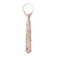 thumbnail image 1 of Spring Notion Boys' Cotton Floral Skinny Zipper Tie, 1 of 4