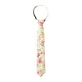 thumbnail image 1 of Spring Notion Boys' Cotton Floral Skinny Zipper Tie, 1 of 2