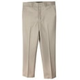 thumbnail image 1 of Spring Notion Boys' Flat Front Dress Pants Tan, 1 of 5