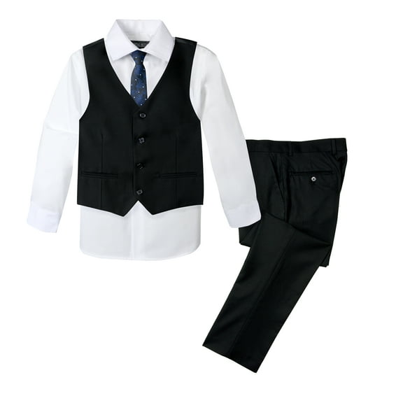 Spring Notion Boys' Formal 4-Piece Set, Black