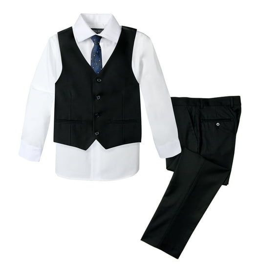 Spring Notion Boys' Formal 4-Piece Set, Black