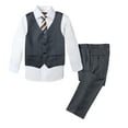 thumbnail image 1 of Spring Notion Boys' Formal 4-Piece Set, Charcoal-B, 1 of 5