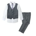 thumbnail image 1 of Spring Notion Boys' Formal 4-Piece Set, Charcoal, 1 of 5