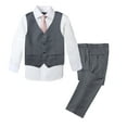 thumbnail image 1 of Spring Notion Boys' Formal 4-Piece Set, Charcoal, 1 of 1