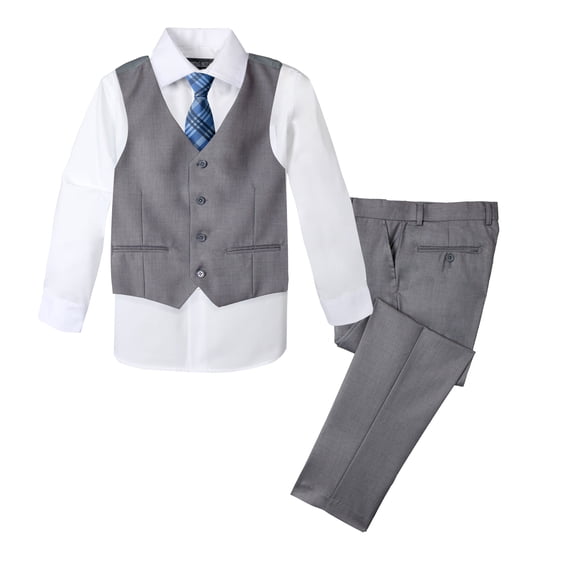 Spring Notion Boys' Formal 4-Piece Set, Grey