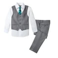 thumbnail image 1 of Spring Notion Boys' Formal 4-Piece Set, Grey, 1 of 5