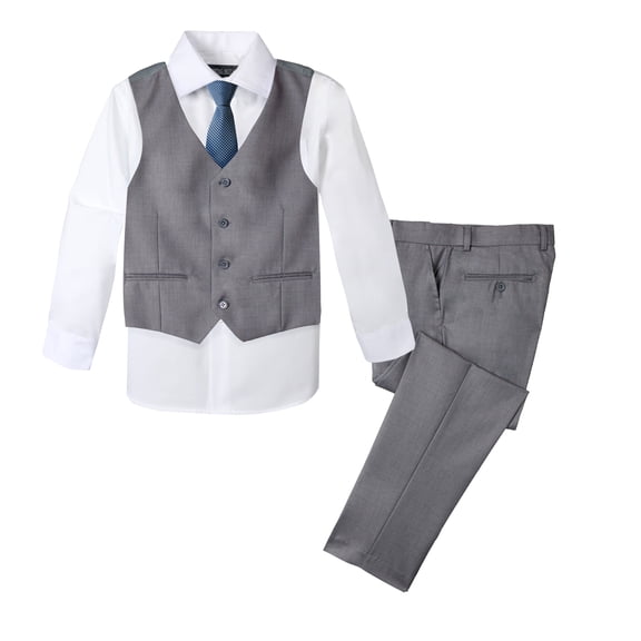 Spring Notion Boys' Formal 4-Piece Set, Grey